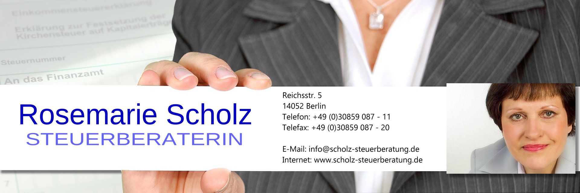 Steuerberatung, Finanz-& Lohnbuchhaltung Rosemarie Scholz Berlin